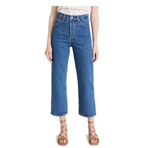 NWT - Levi's Women's Premium Ribcage Straight Ankle Jeans - Jazz Pop Medium Wash